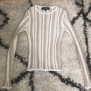 Tabula rasa sweater metallic. NWOT